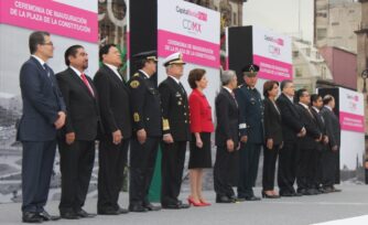 Participa el Card. Rivera en la inauguración del “nuevo” Zócalo de la CDMX