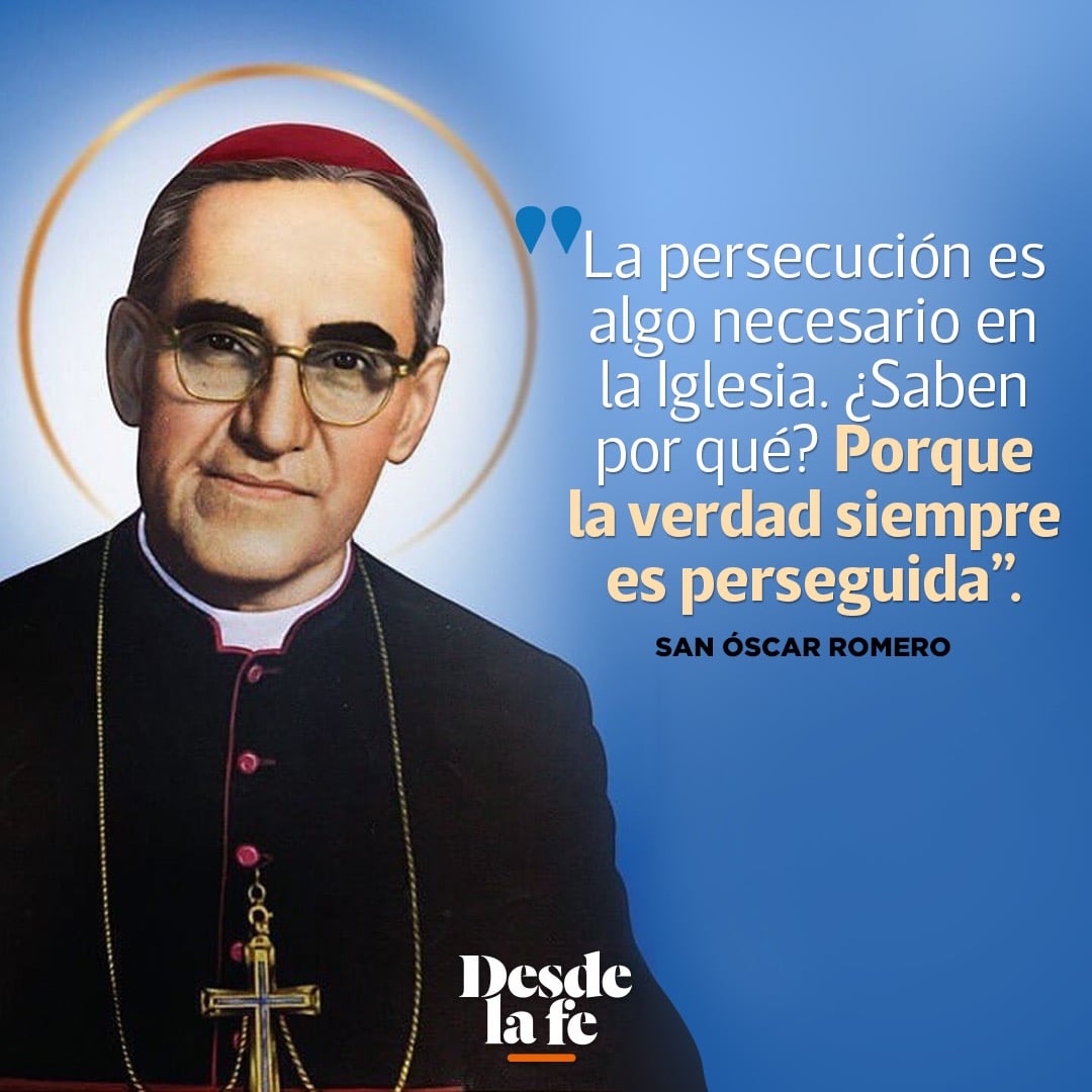 Frase de San Óscar Romero.
