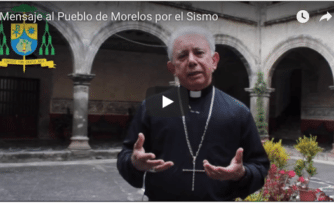 Video: Mensaje del Obispo de Cuernavaca, Mons. Ramón Castro, por el sismo en Morelos