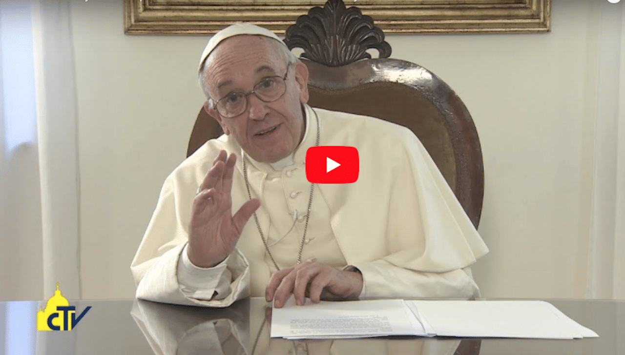 Videomensaje del Papa Francisco con motivo de su viaje a Colombia