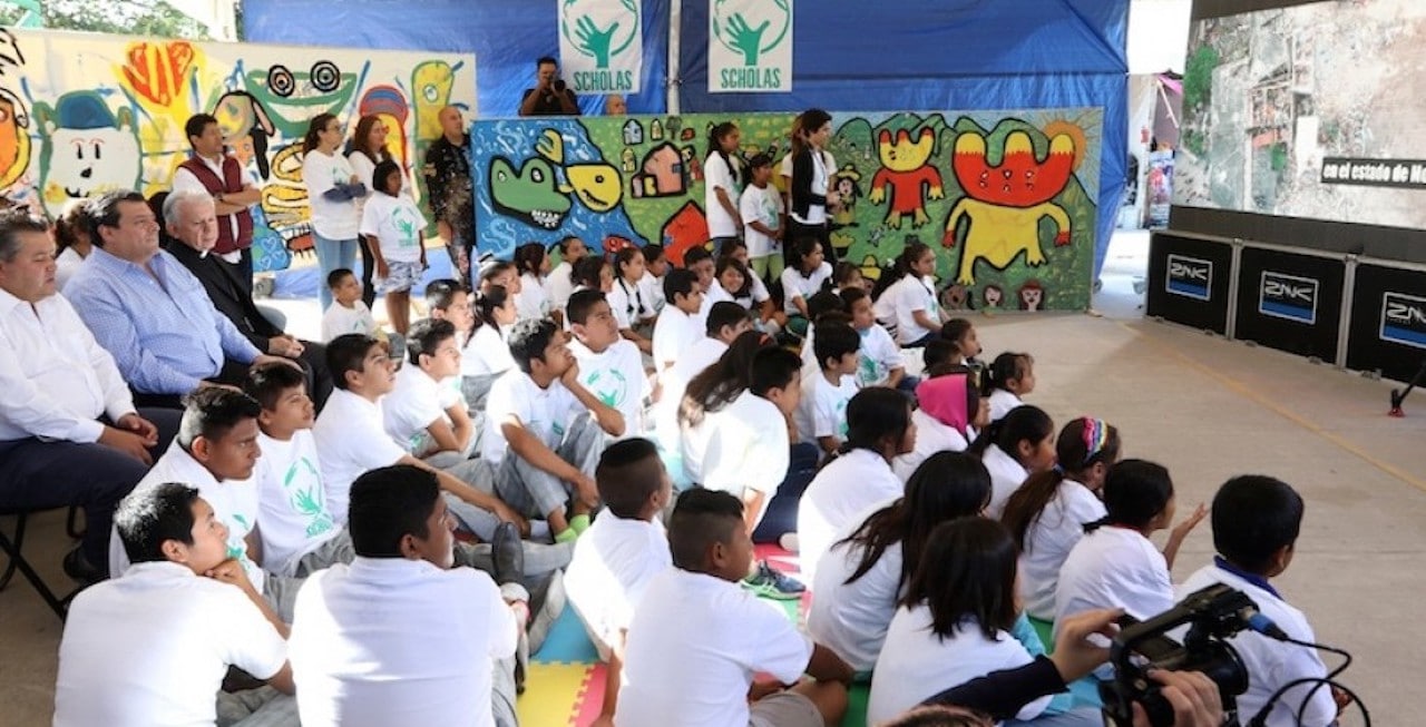 Fundación pontificia ofrece terapia emocional a niños afectados por los sismos en Morelos