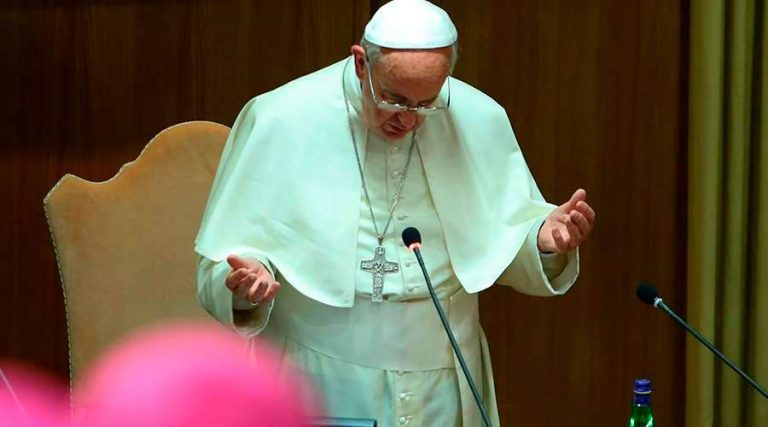 Papa Francisco en El Vaticano.