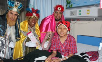 Los Reyes Magos visitaron a cientos de niños enfermos