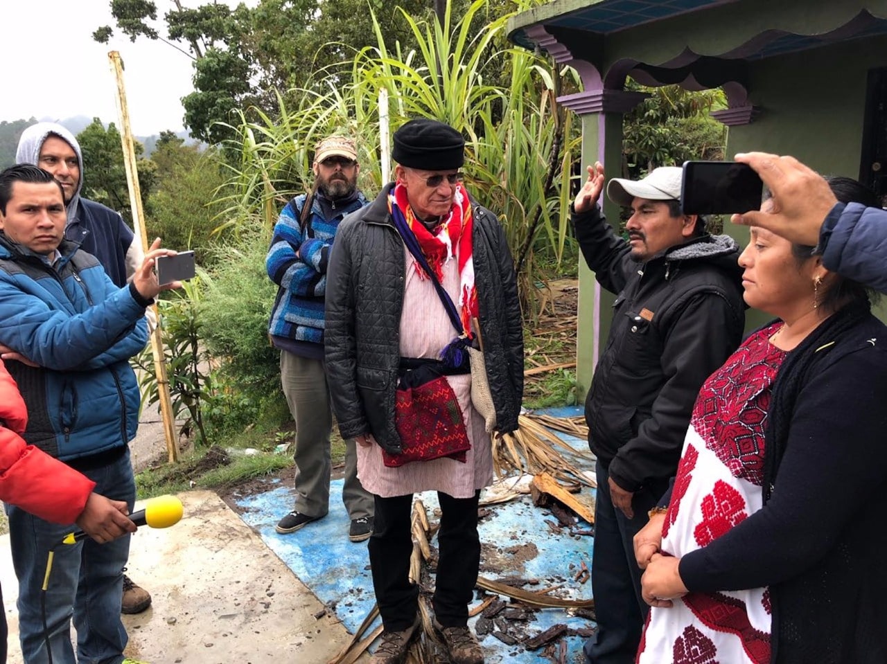 Los indígenas desplazados piden ayuda al nuevo obispo de San Cristóbal de las Casas