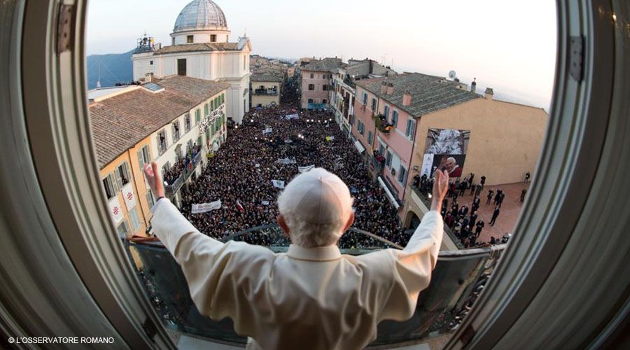 Un día como hoy hace 5 años Benedicto XVI se despidió como Sumo Pontífice