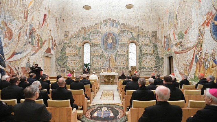 El Papa asiste a la cuarta predicación de Cuaresma