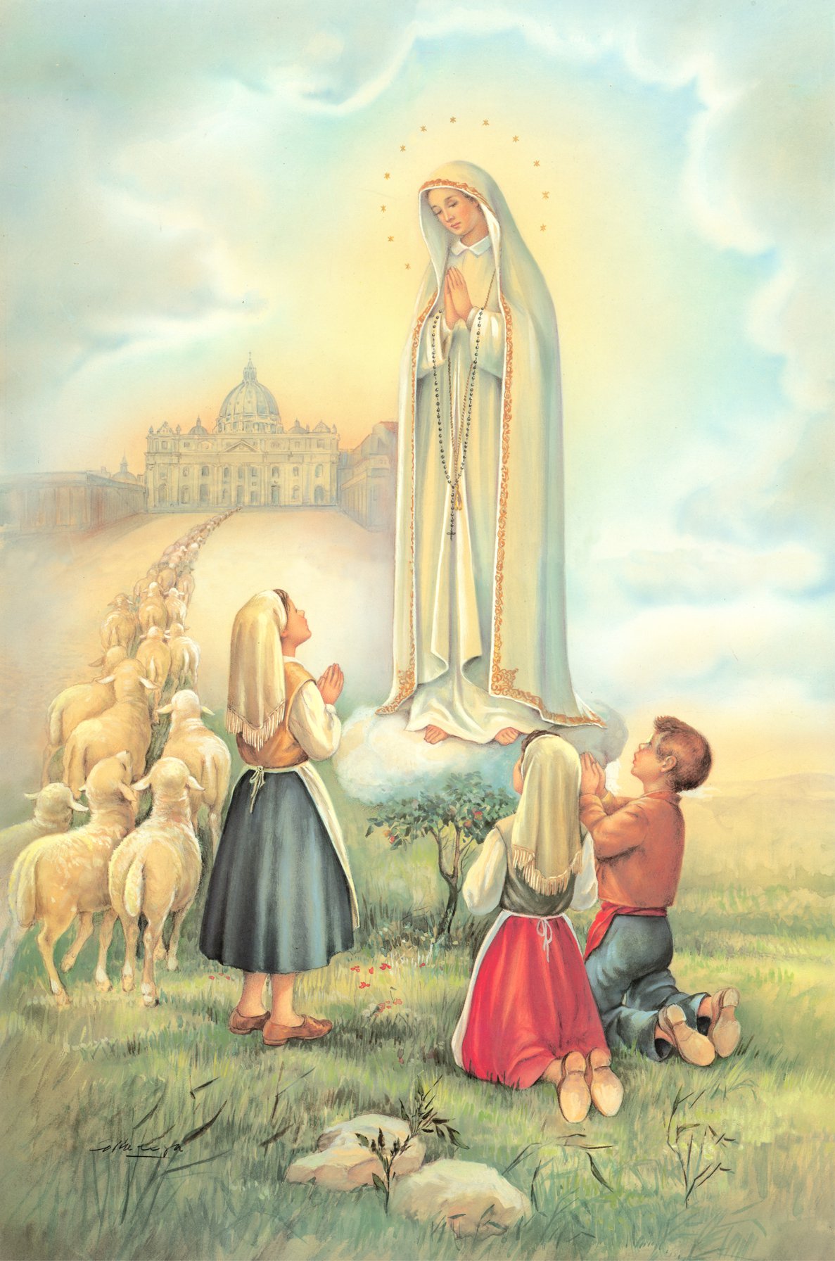 Apariciones de la Virgen de Fátima.