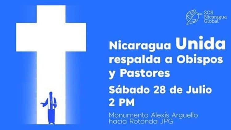 El pueblo de Nicaragua convoca peregrinación en apoyo a obispos