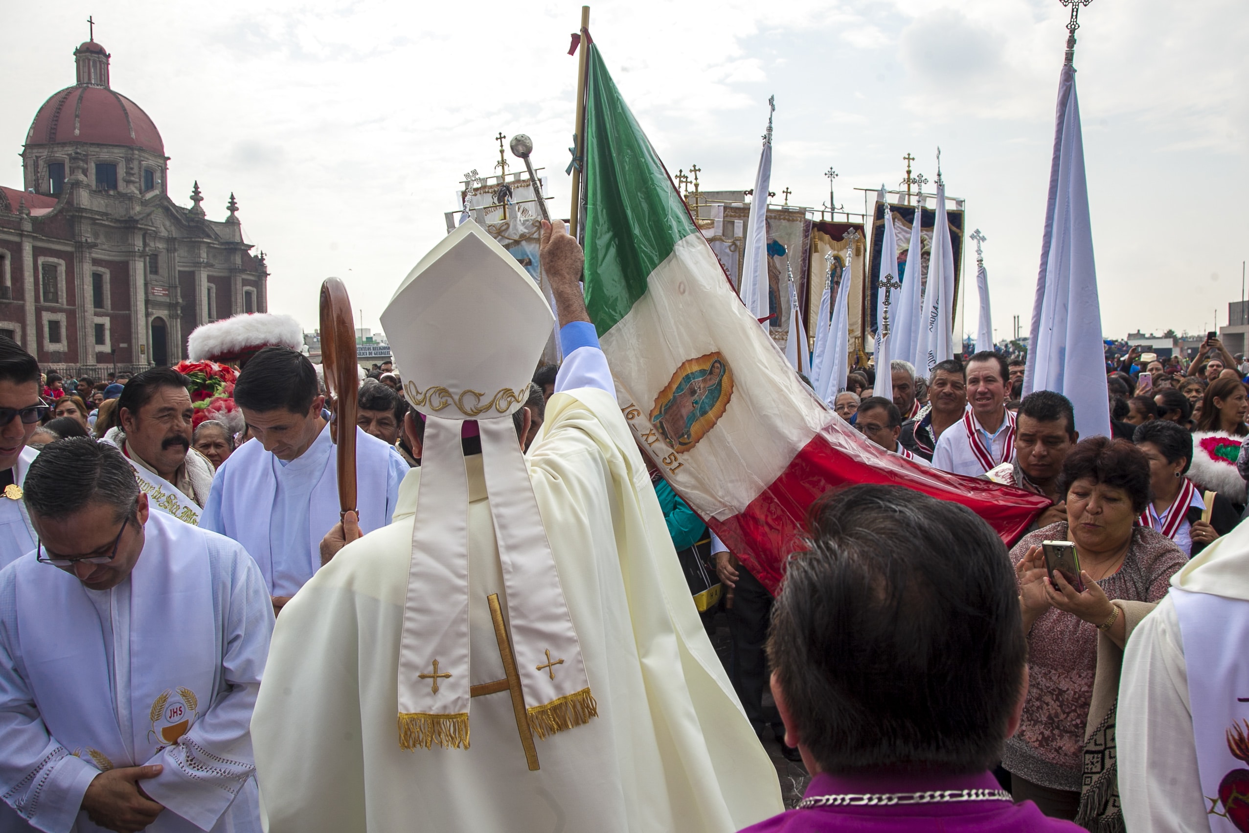 Recibe Basílica de Guadalupe a peregrinos de la Diócesis de Zacatecas