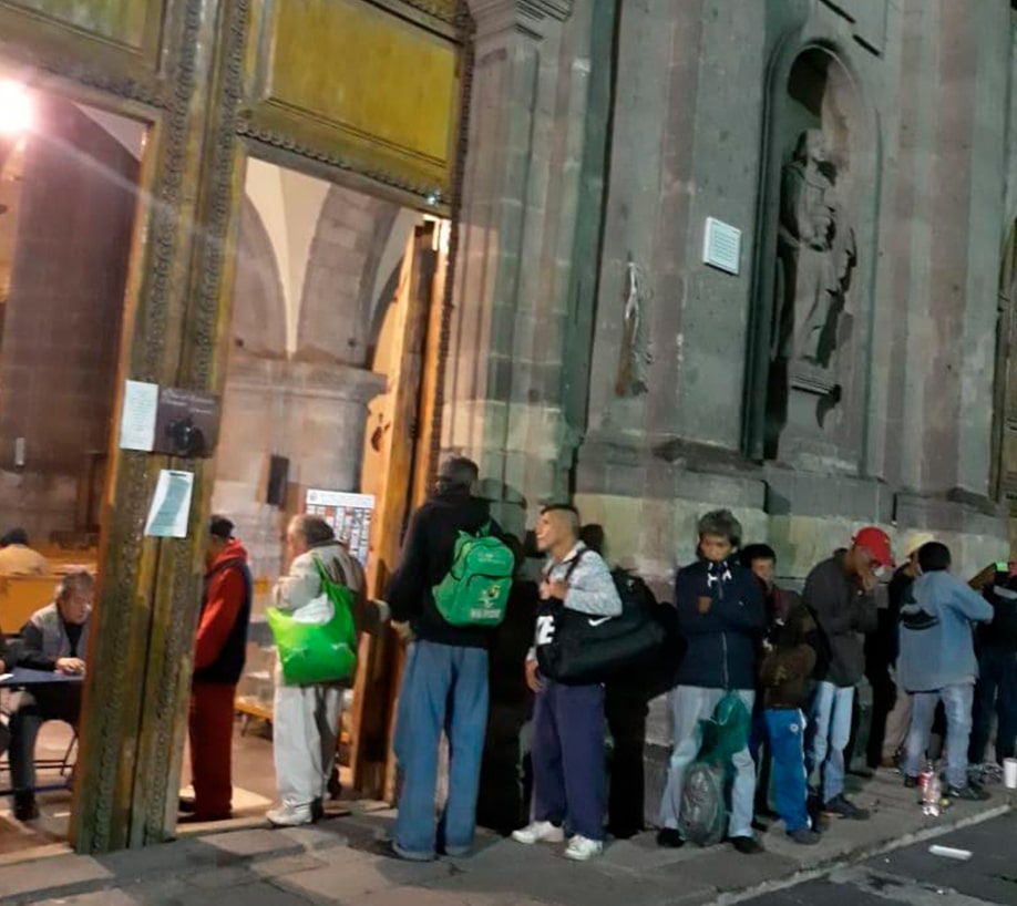 Iglesia en La Merced abre dormitorio para personas sin hogar