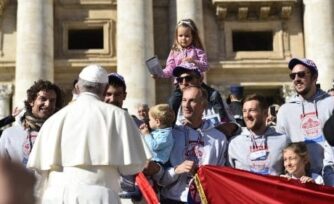 Papa: “No se puede amar sólo cuando conviene”