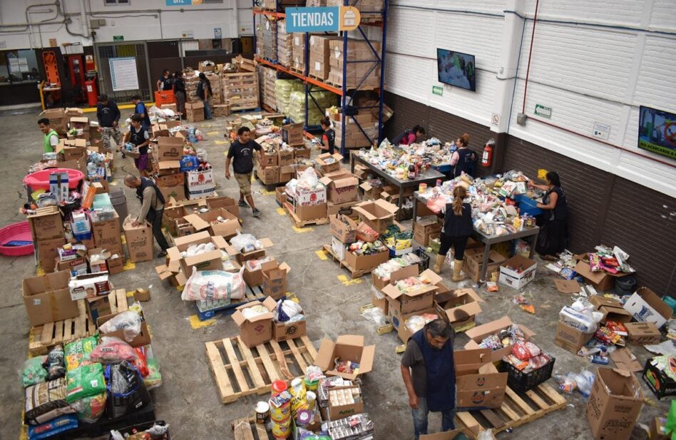 El banco de alimentos de la Iglesia que da comida a los necesitados