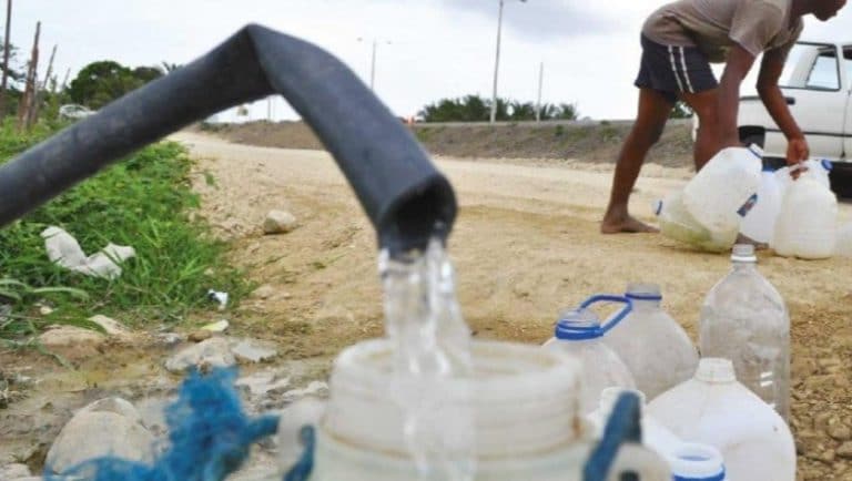 escasez de agua