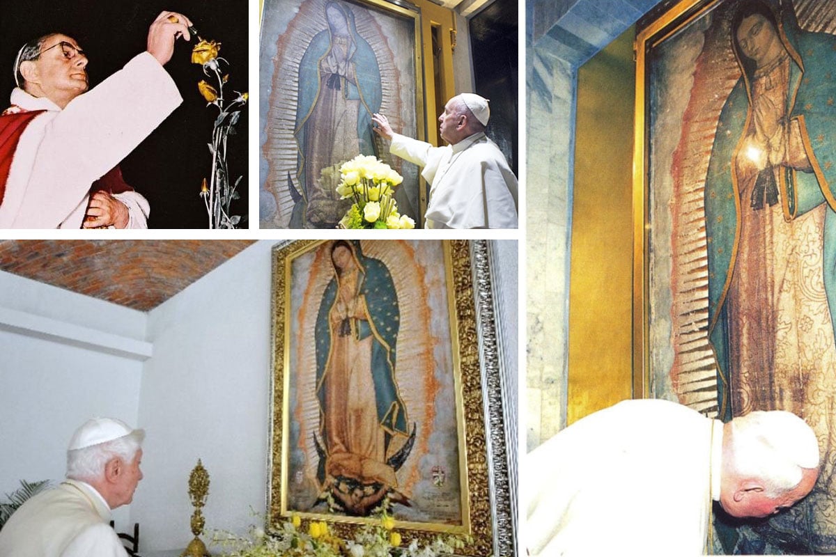Estos seis Papas manifestaron su amor por la Virgen de Guadalupe.