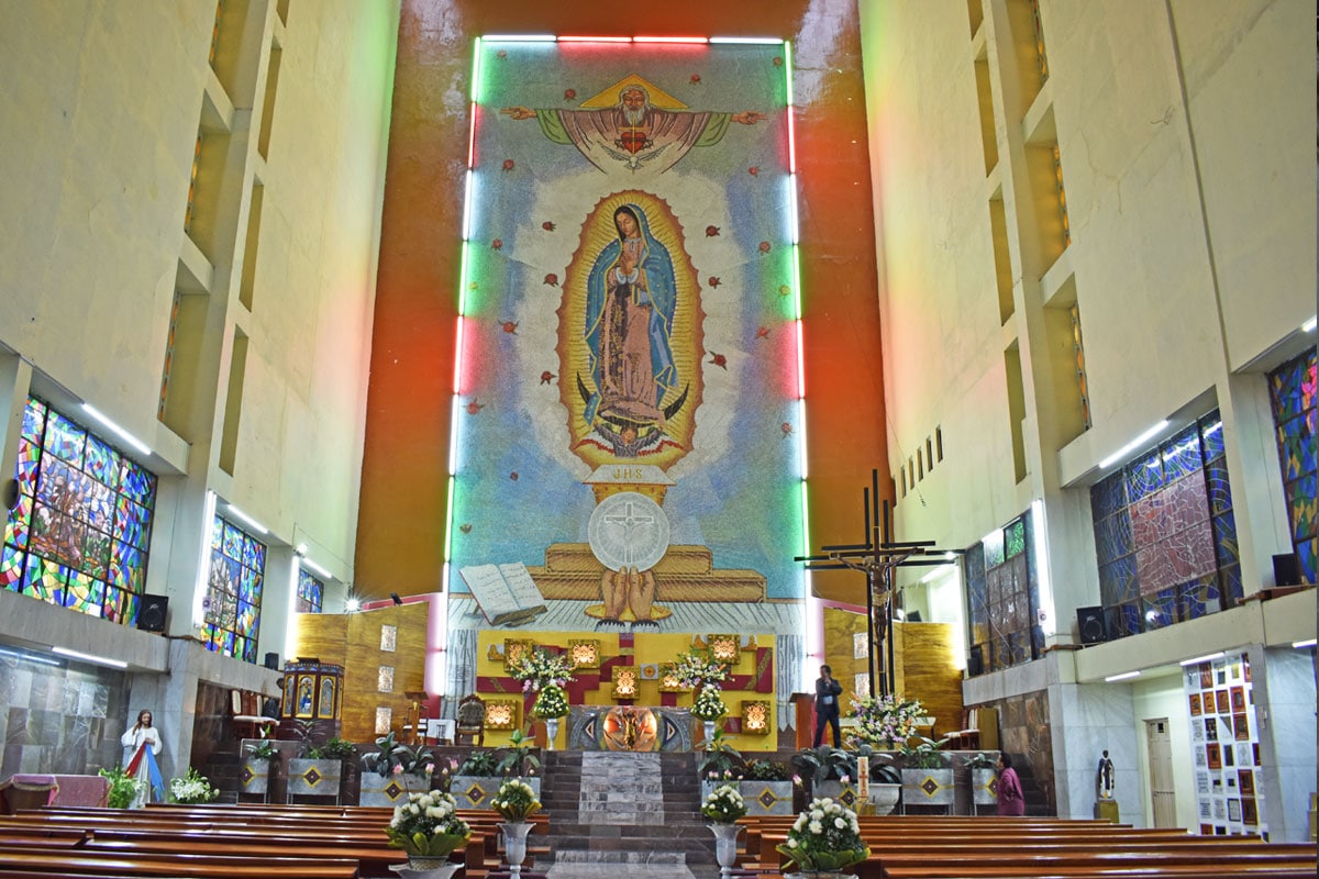 El mural de la Virgen de Guadalupe más grande del mundo