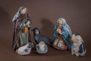 Ningún nacimiento estaría completo sin el Niño Jesús a lado de María y José.