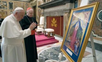 El regalo del Papa que encantó a la Orden del Santo Sepulcro en México