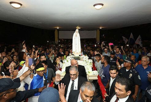 Imagen de Nuestra Señora de Fátima llega a Panamá