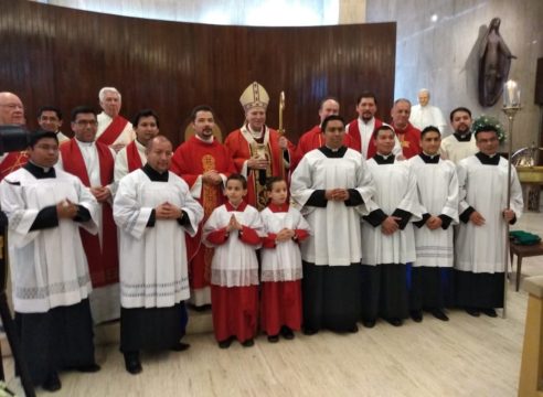 Con una Misa celebró el Cardenal Aguiar su primer año en la Arquidiócesis