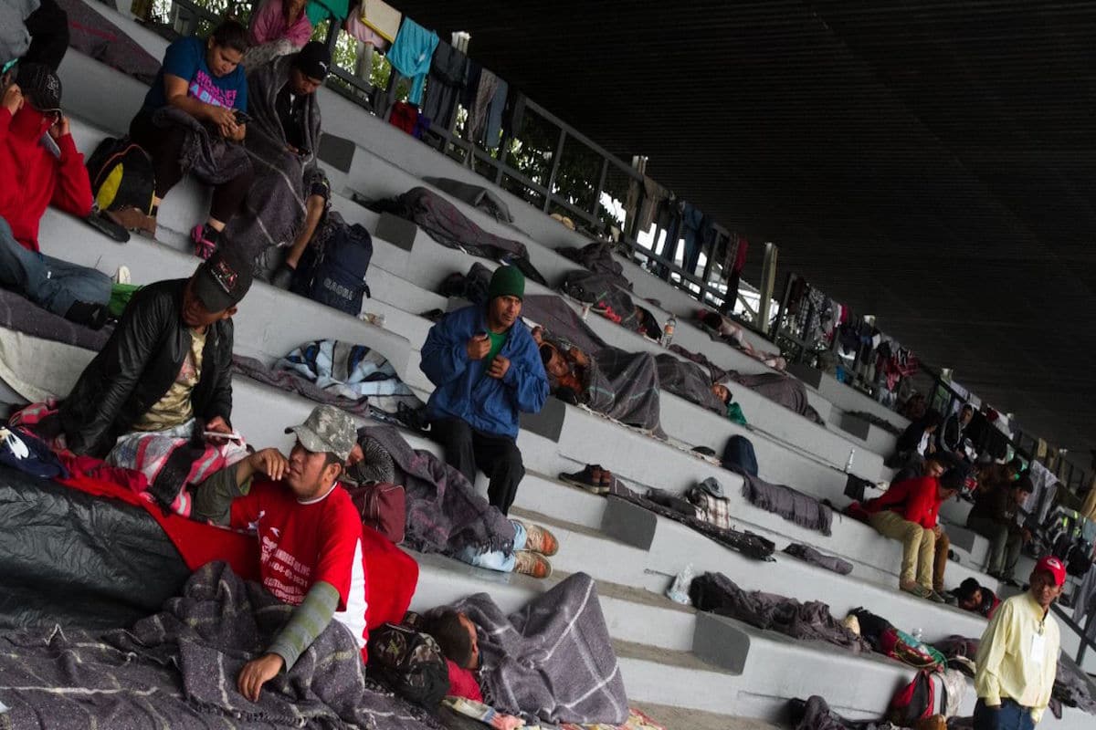 Acusan hostigamiento contra la caravana migrante en la CDMX