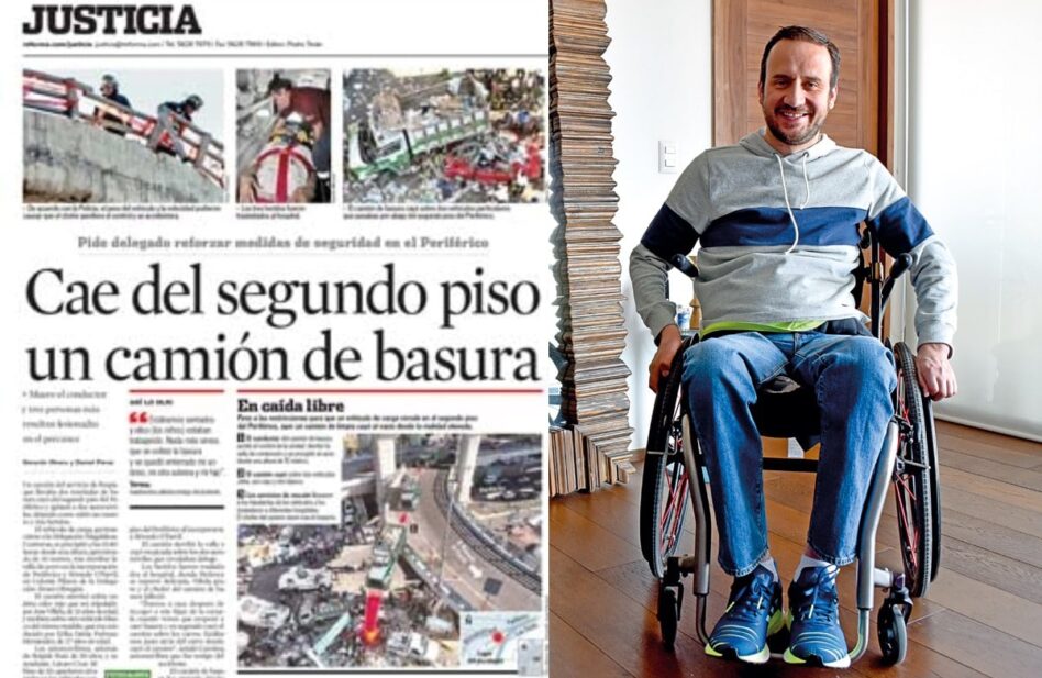 Un camión de basura le cayó encima y sobrevivió para dar gloria a Dios