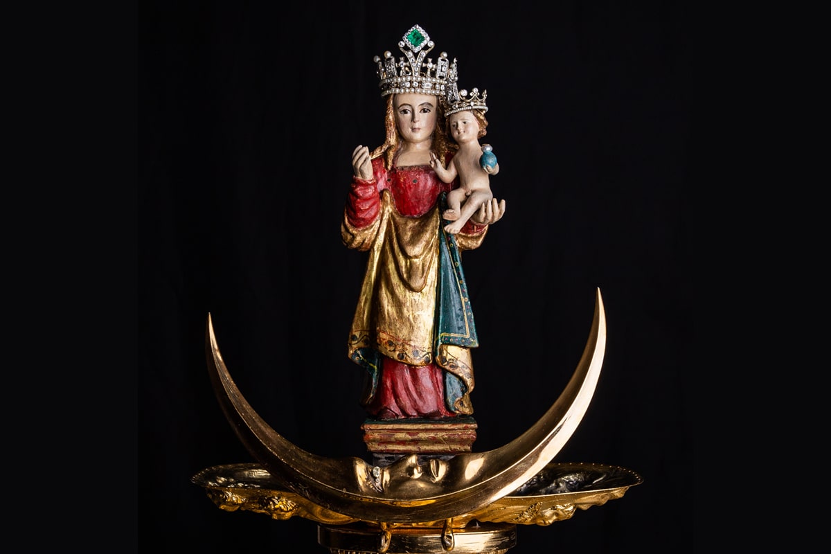 La Virgen de los Remedios llegó a México con el desembarco de Hernán Cortés a Cozumel. Foto: Arquidiócesis de Tlanepantla