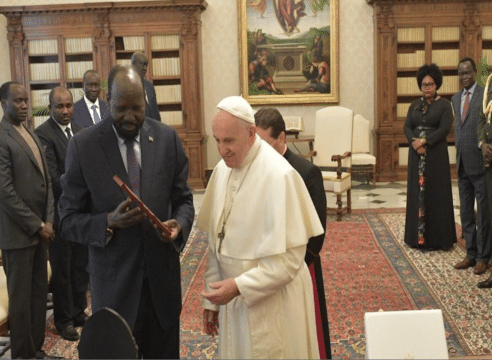 Papa Francisco anuncia su deseo de visitar Sudán