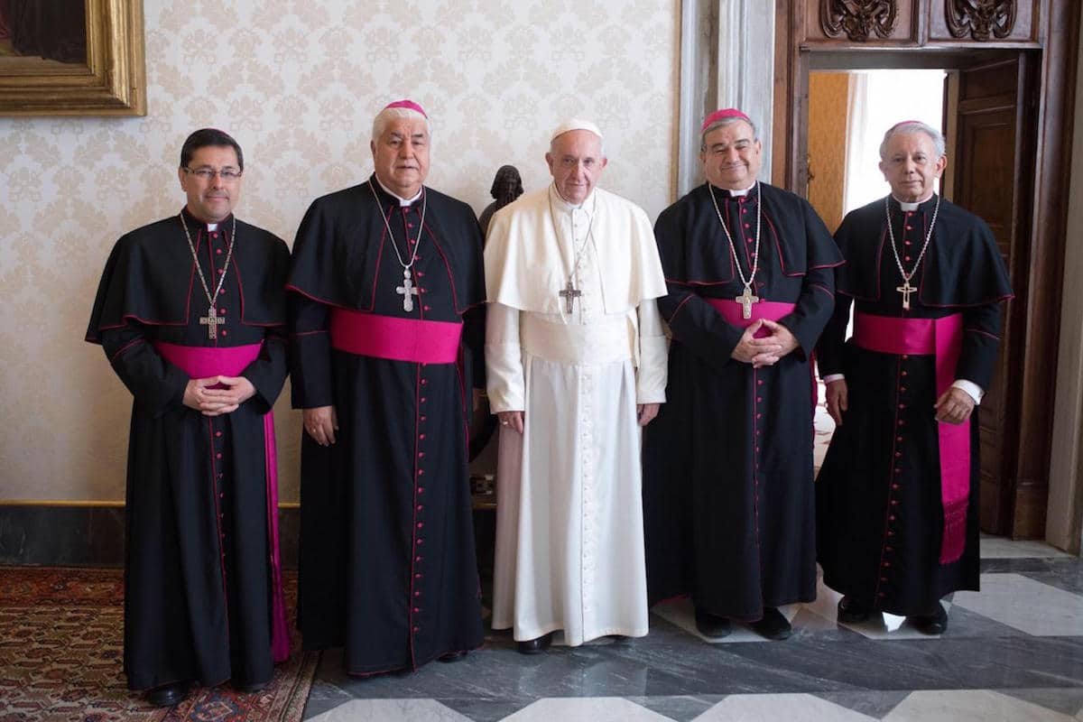 Obispos mexicanos se reunieron en audiencia privada con el Papa Francisco. Foto: Osservatore Romano