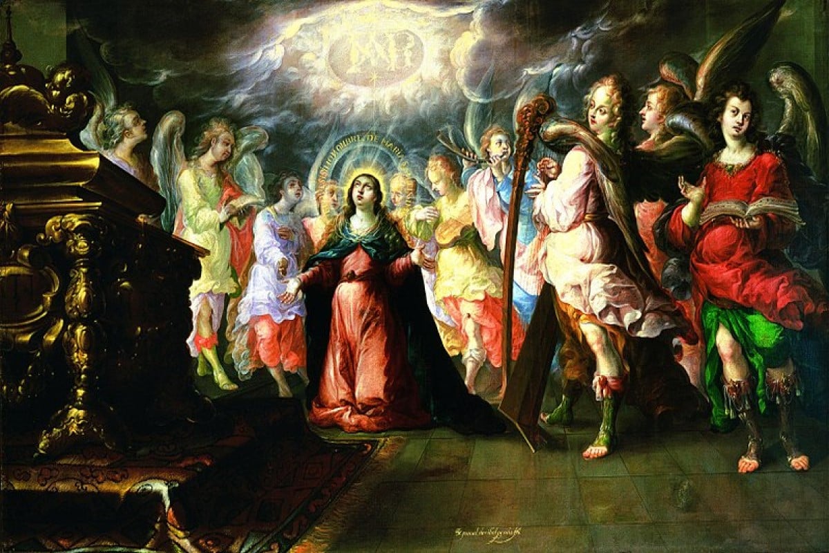 'El Dulce nombre de María' es una de las obras más reconocidas del pintor barroco Cristóbal de Villalpando.