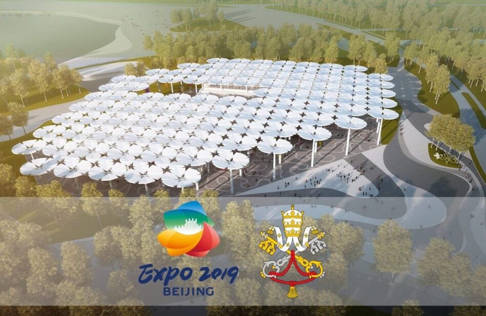 Este es el pabellón de la Santa Sede en la Expo Beijing 2019