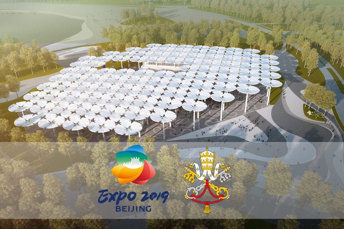 Este es el pabellón de la Santa Sede en la Expo Beijing 2019