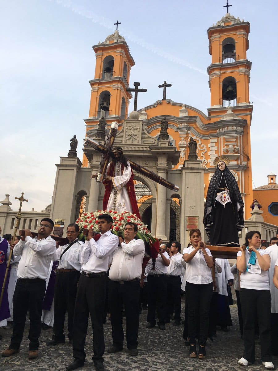 El viacrucis de Puebla goza de fama. Foto: Arquidiócesis de Puebla