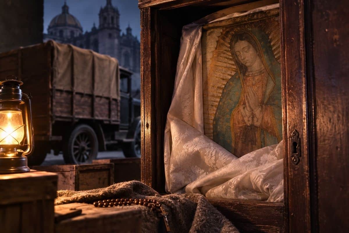 Hace 100 años, la Virgen de Guadalupe fue escondida en un ropero