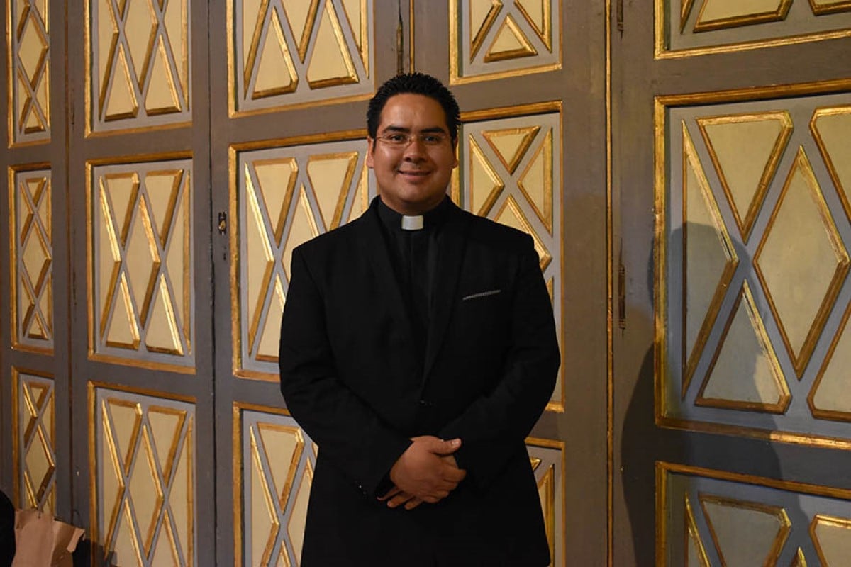 Agustín Peralta Rivera, diácono próximo a ordenación sacerdotal. Foto: Ricardo Sánchez