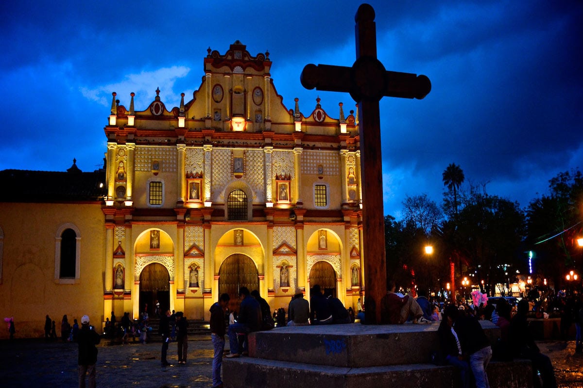 La Catedral de San Cristóbal Mártir. Foto: Ayuntamiento de San Cristóbal de las Casas
