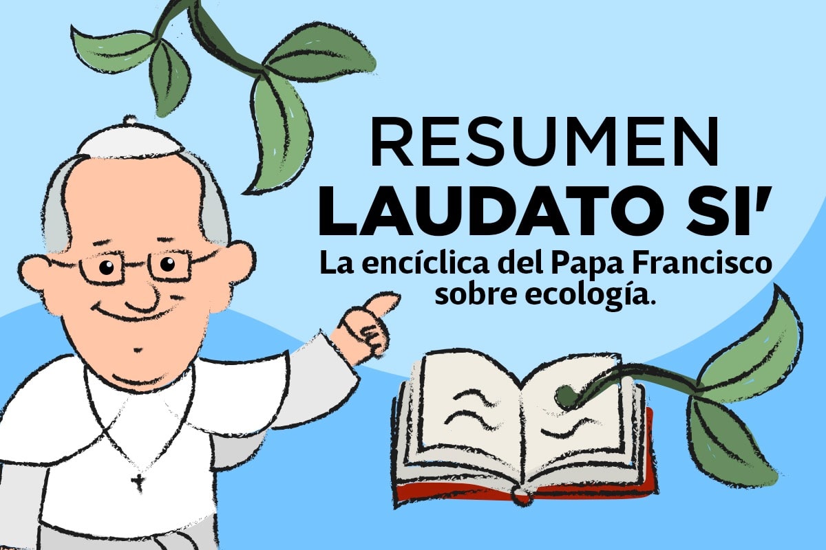 Resumen de Laudato si', la encíclica del Papa Francisco sobre cuidado del medio ambiente. Imagen: María Escutia/ Desde la fe.