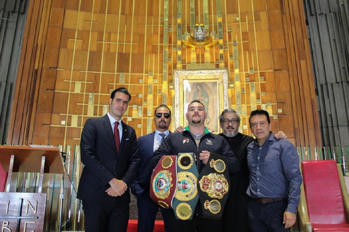 ¿Por qué el campeón Andy Ruiz visitó la Basílica de Guadalupe?