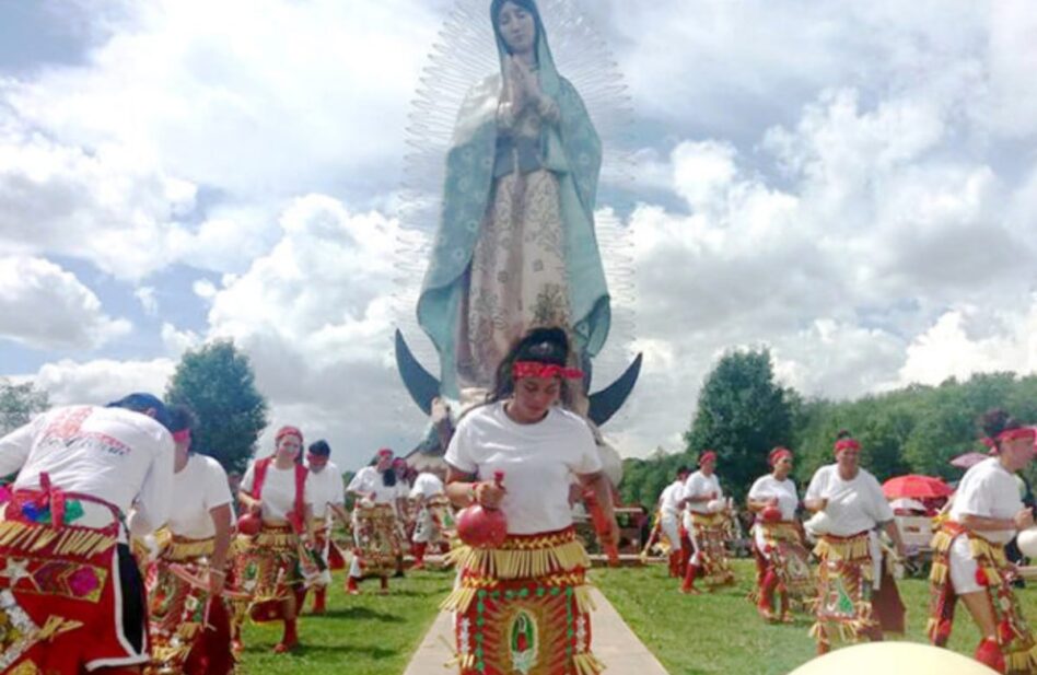 En Ohio está una de las estatuas más altas y bellas de la Virgen de Guadalupe