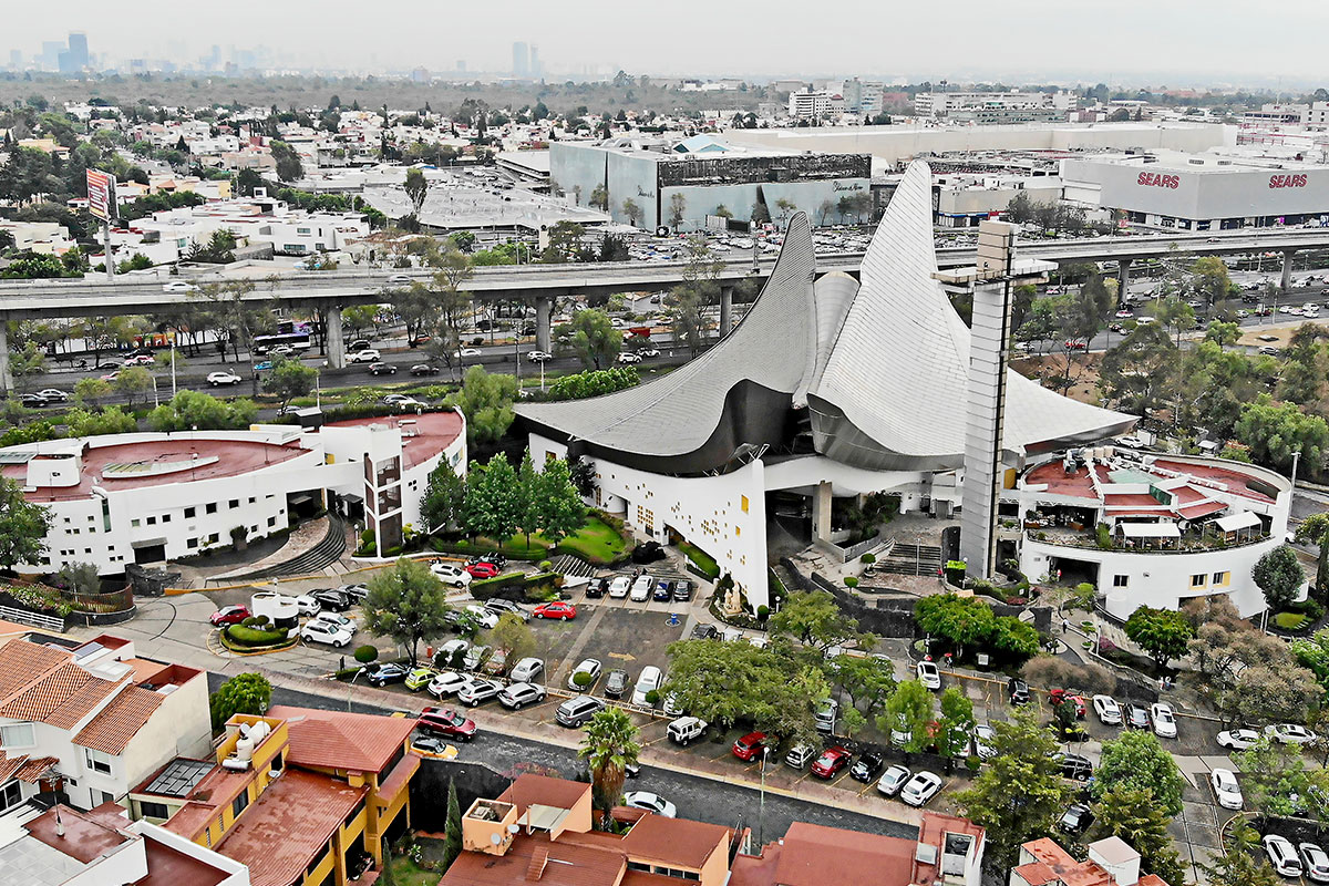 La iglesia icónica del sur de la Ciudad de México