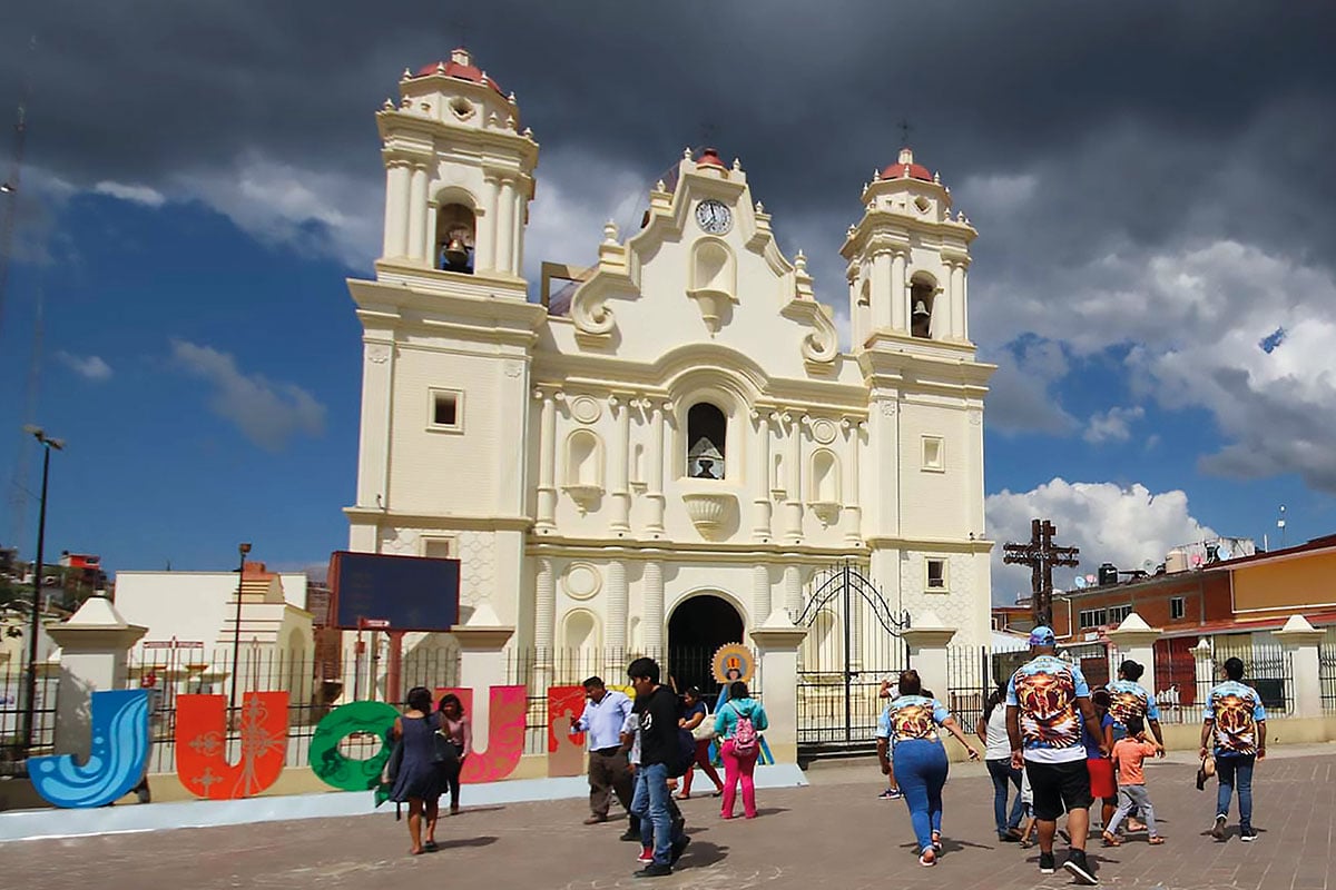 El santuario de la Virgen de Juquila, en Oaxaca.