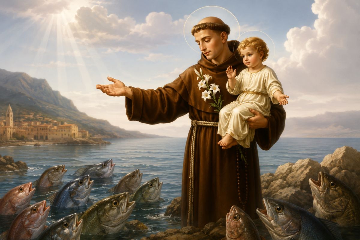 13 de junio: La Iglesia católica celebra a San Antonio de Padua, doctor de la Iglesia