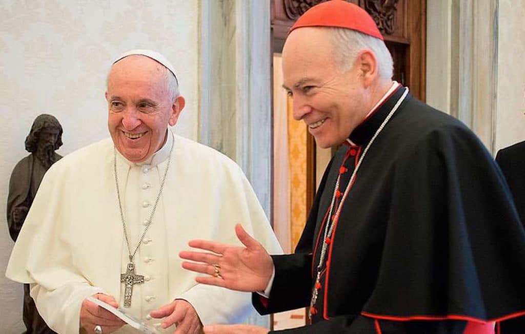 El Papa Francisco con el Cardenal Carlos Aguiar Retes. Foto de archivo.
