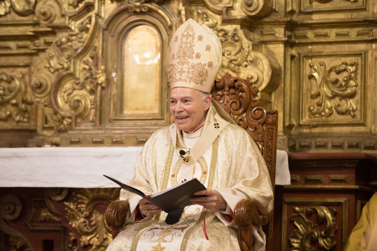 El Cardenal Carlos Aguiar Retes. Foto: María Langarica