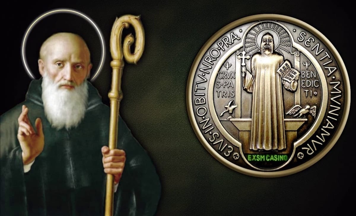 La medalla de San Benito.