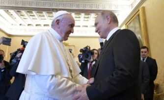 ¿De qué hablaron el Papa Francisco y Vladimir Putin?