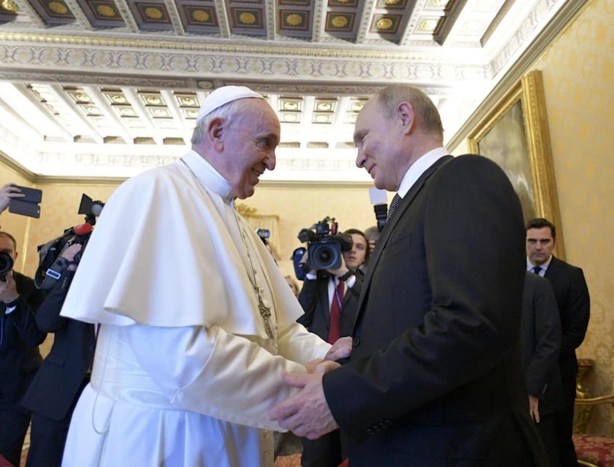 ¿De qué hablaron el Papa Francisco y Vladimir Putin?