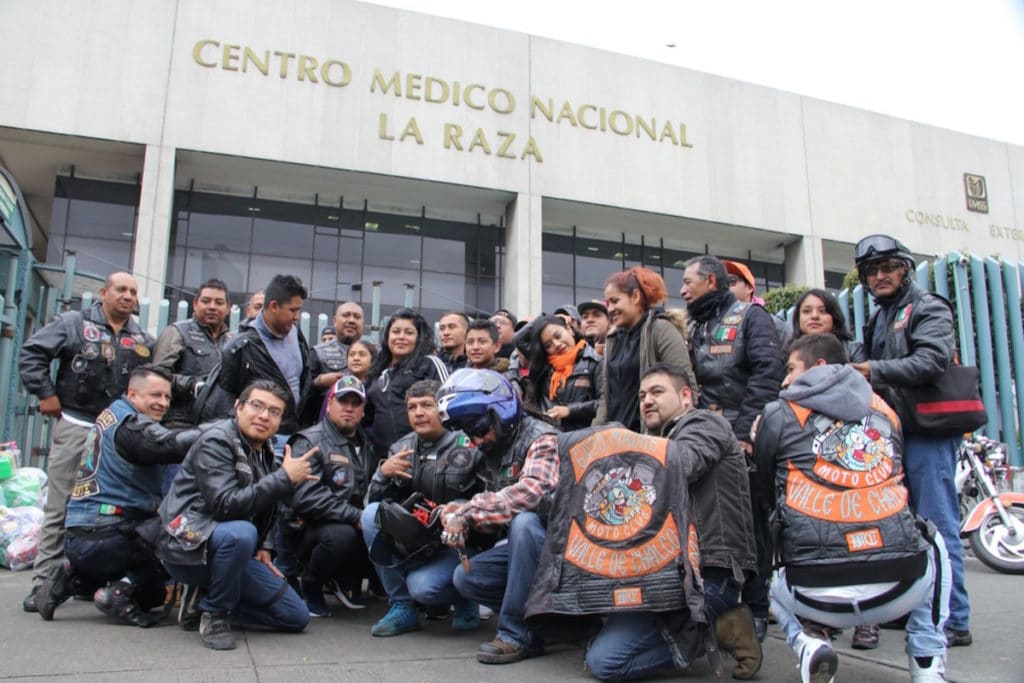 Clubes de motociclistas participantes de la Megamisión. Foto: Javier Juárez