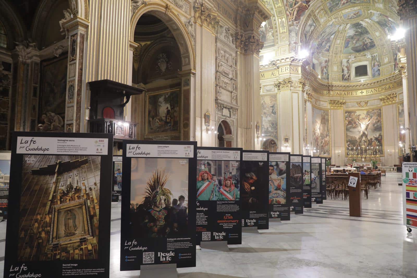 Exposición La fe por Guadalupe. Foto: Pablo Esparza