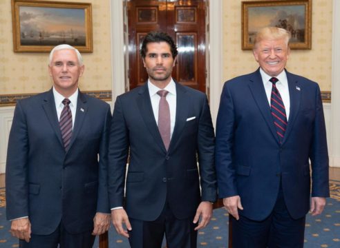 Eduardo Verástegui se reúne con el presidente Donald Trump