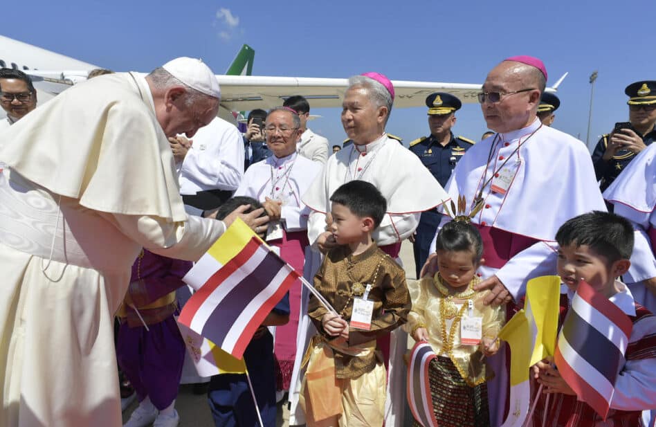 El Papa Francisco se encuentra en Bangkok para su viaje apostólico